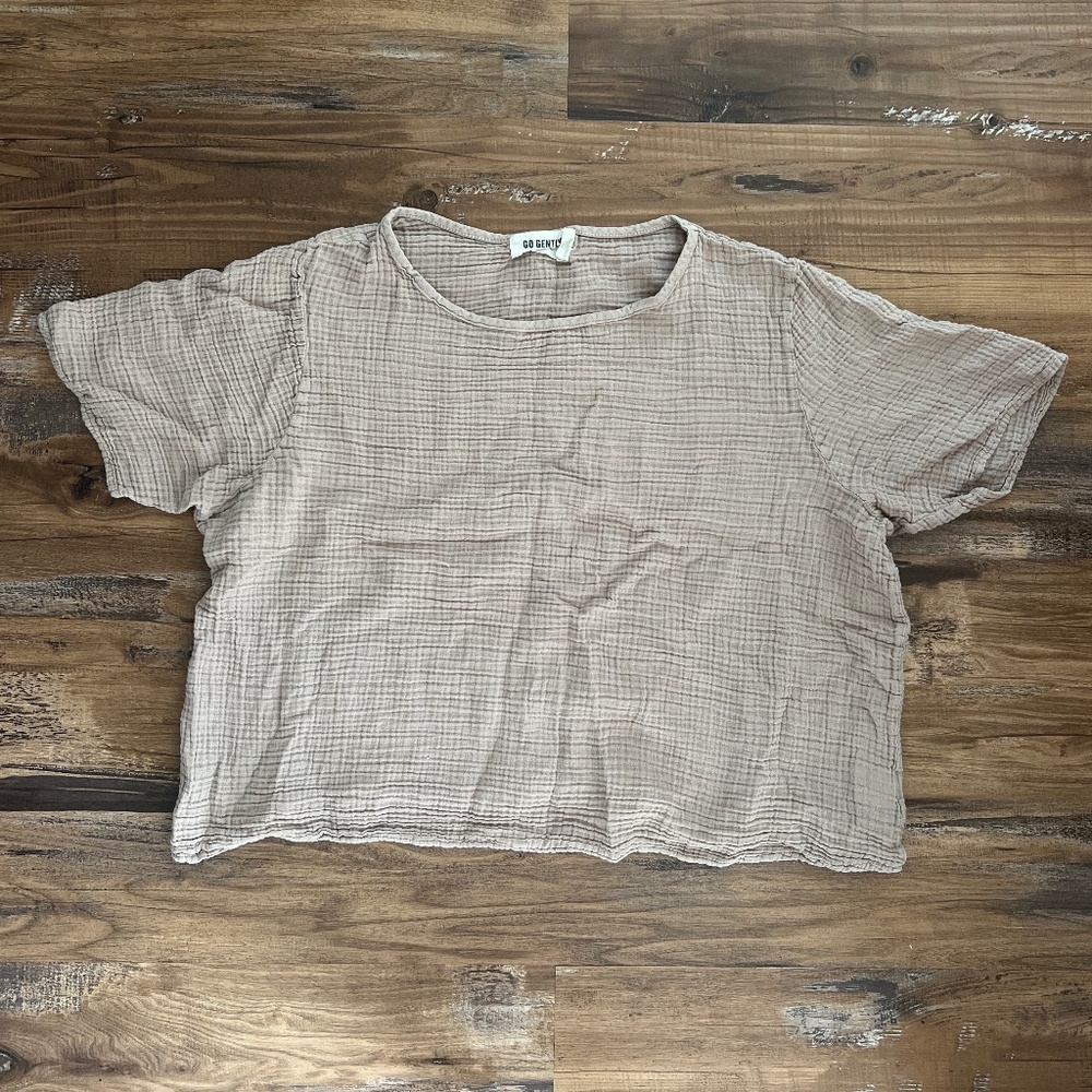 WOMEN'S GAUZE SUMMER TEE size Medium